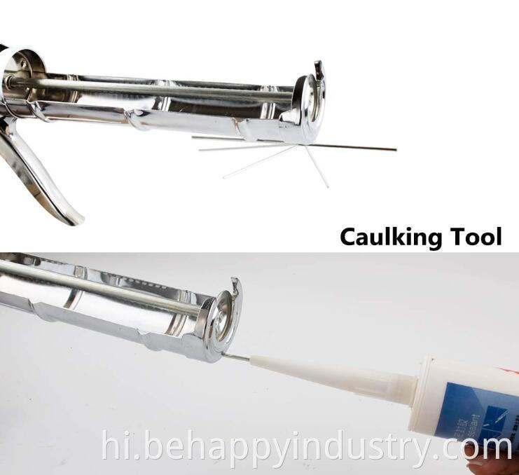 Caulk गन 3 इन 1 caulking गन 10 ऑउंस सिलिकॉन गन